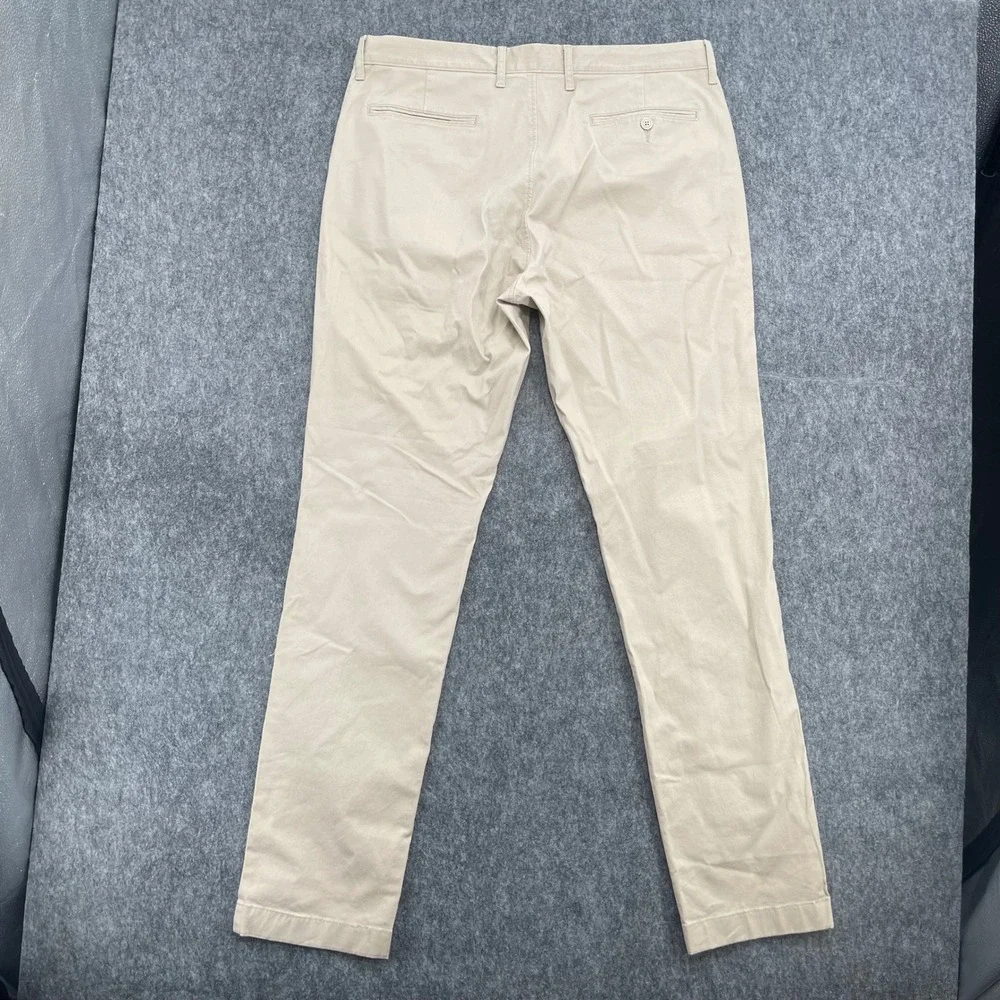 J.Crew 484 Pants Mens 34x34 Slim-Fit Athletic Chino Khaki Tan NEW